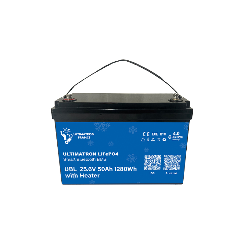 Baterie litiu Ultimatron LiFePO4 25.6V 50Ah cu BMS inteligent, Bluetooth și Încălzire integrată UBL-24-50H [2]