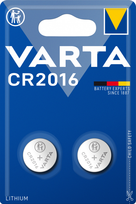 Baterie Litiu Varta CR 2016 3V blister 2 buc-big