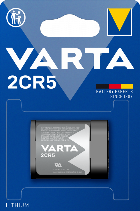 Baterie Litiu Varta Professional 2CR5 blister 1 buc-big