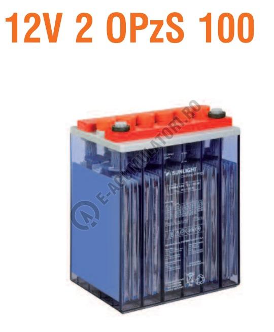 Baterie stationara monoblock Sunlight 12V 2 OPzS 100-big