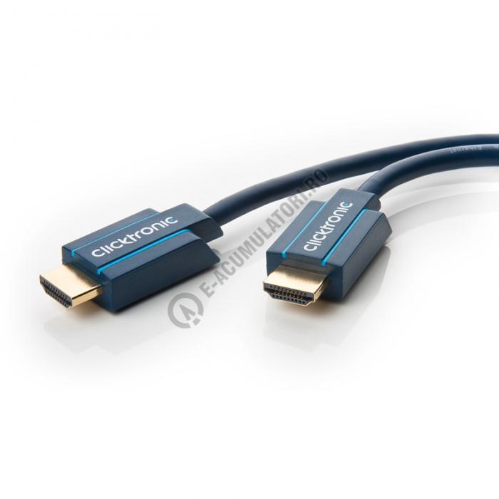 Cablu High Speed HDMI™ cu Ethernet (HDMI A/HDMI A) Clicktronic 1.5m cod 70302-big