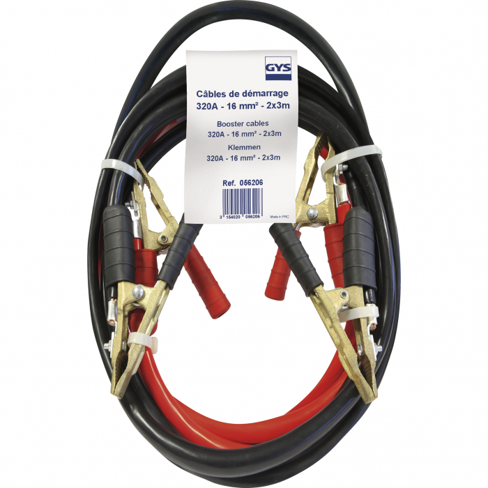 Cabluri Incarcare Gys Pro 320A - clesti alama - Ø16mm² - 2 x 3m [2]