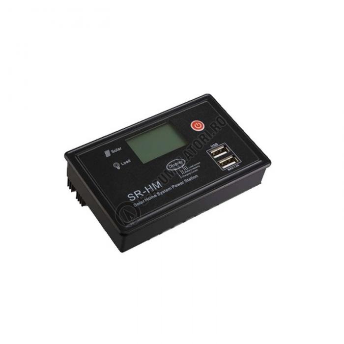 Controller solar mini Powersave 12/24V LCD display SR-HM-CU20A-big