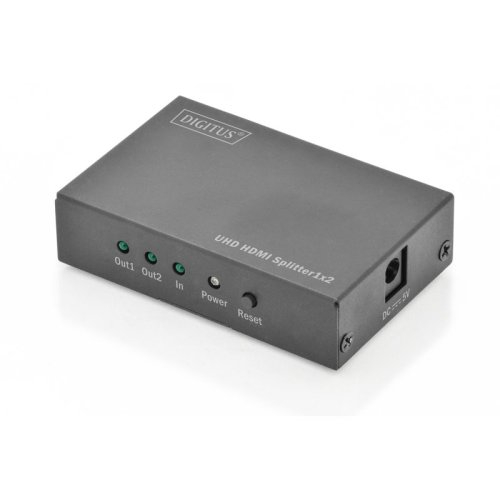 Splitter HDMI 2.0 Digitus UHD 1 intrare - 2 iesiri, 4K2K/60Hz, DS-45314-big