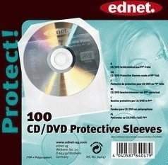 Ednet Set huse CD/DVD PP, 100buc-big