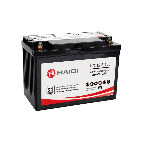 Acumulator LiFePO4 Haidi 12.8V 100 Ah cu Bluetooth [2]