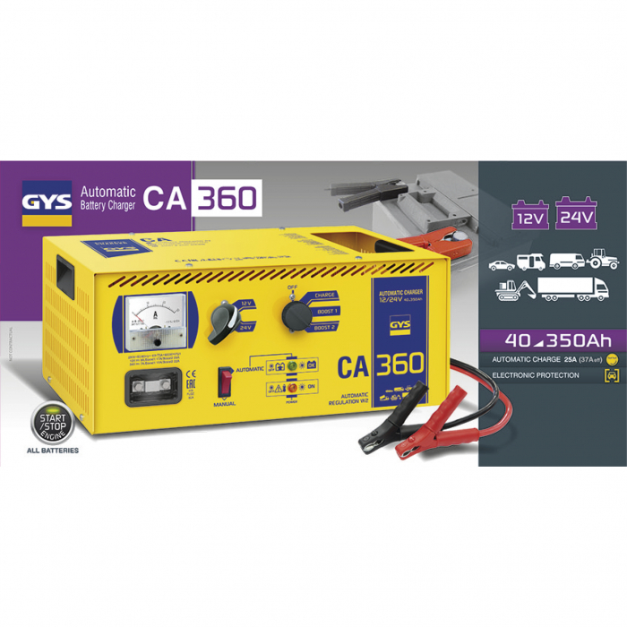 Incarcator Gys CA 360 - 12/24V [2]
