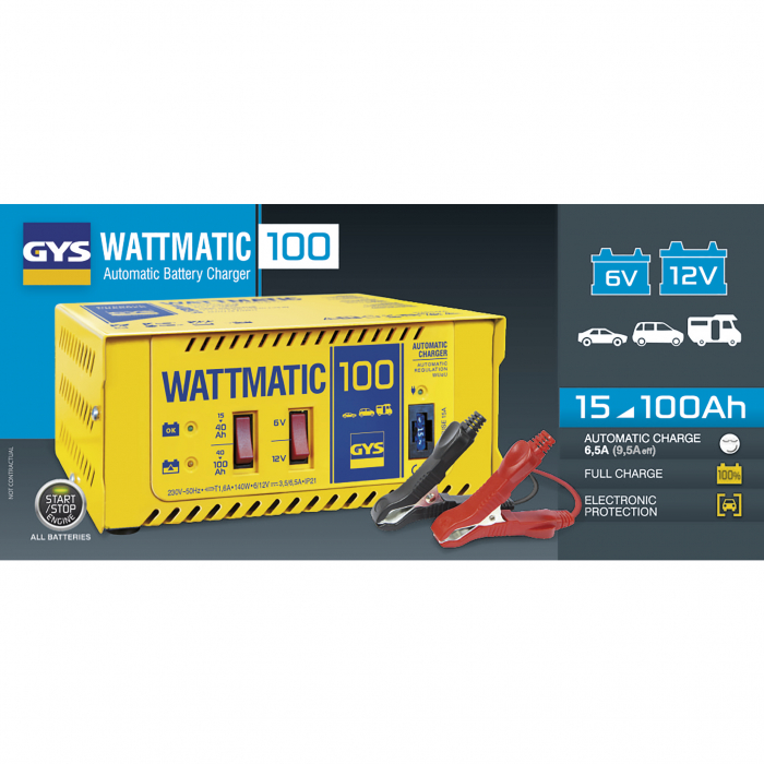 Incarcator si Redresor Profesional Automat 6/12V Gys Wattmatic 100 024823 [2]