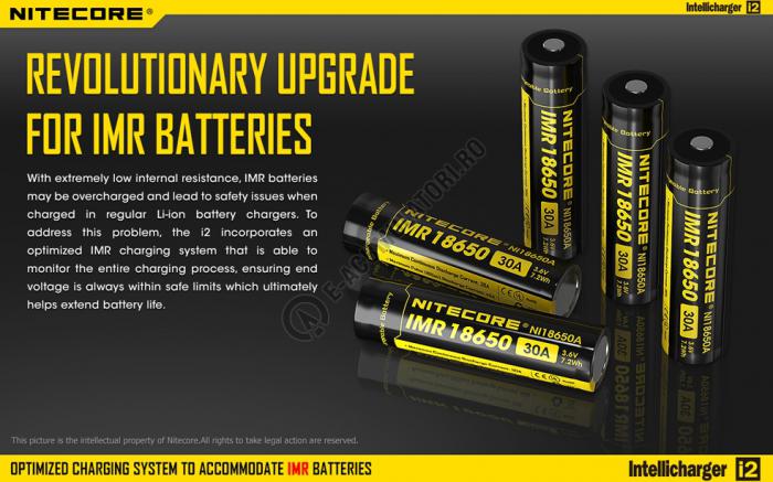 Incarcator Universal Inteligent NITECORE i2 ALL-IN-ONE, Li-Ion, Ni-Mh, Ni-Cd-big