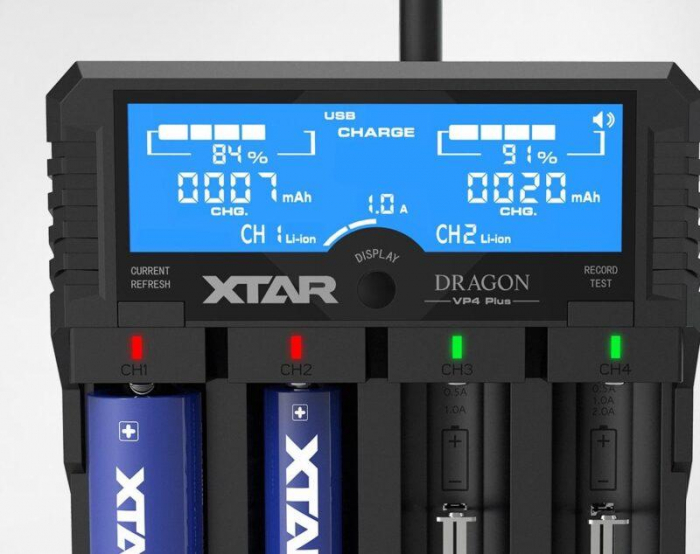 Incarcator Universal pentru acumulatori Ni-Mh si Li-Ion Xtar VP4 Plus Dragon [2]