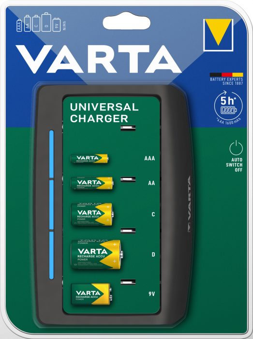 Incarcator Varta Universal 57648 AA, AAA, C, D, 9V-big