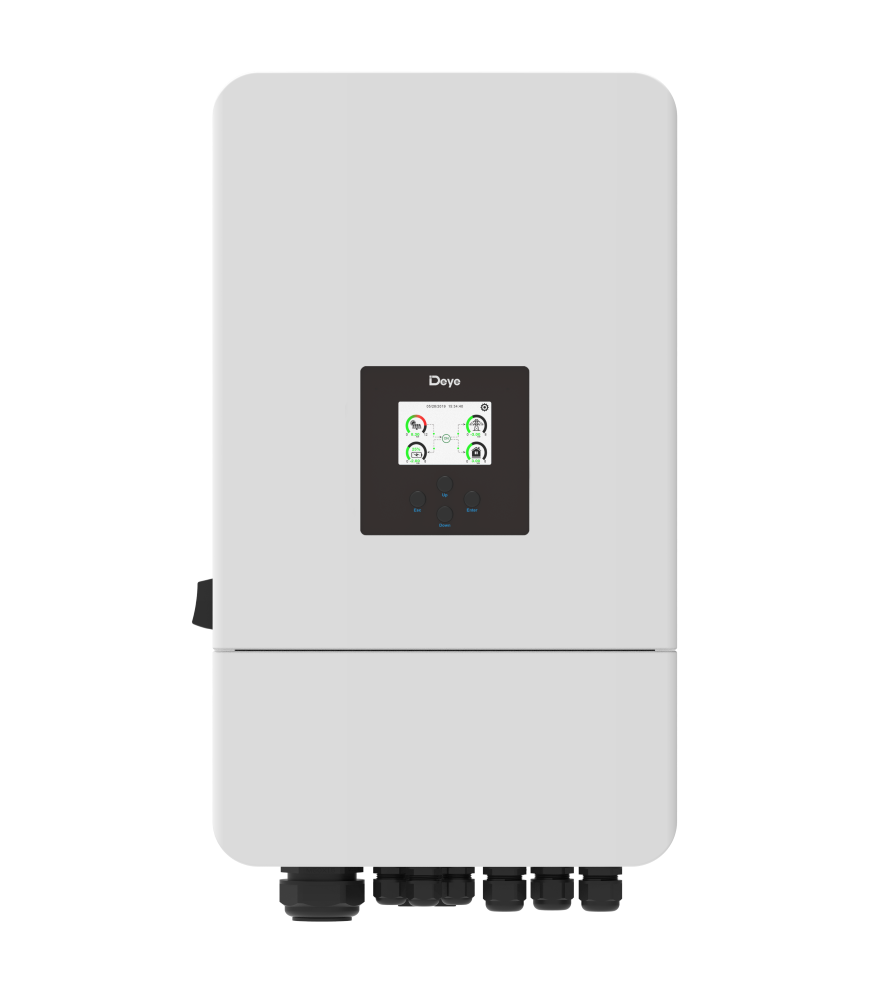 Invertor hibrid trifazat Deye SUN-6K-SG05LP3-EU-SM2 – 6kW, 2 MPPT, eficiență 97.6%, IP65 [1]