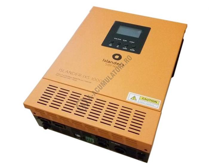 Invertor / Incarcator Xunzel Sinewave IXS-1000VA-800W-12V cu controller incarcare solara si cabluri IXS1000-12 [4]