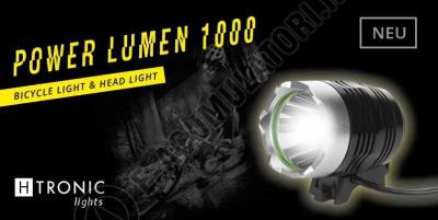 Resigilat - Lanterna bicicleta/cap Htronic Power Lumen 1000-big