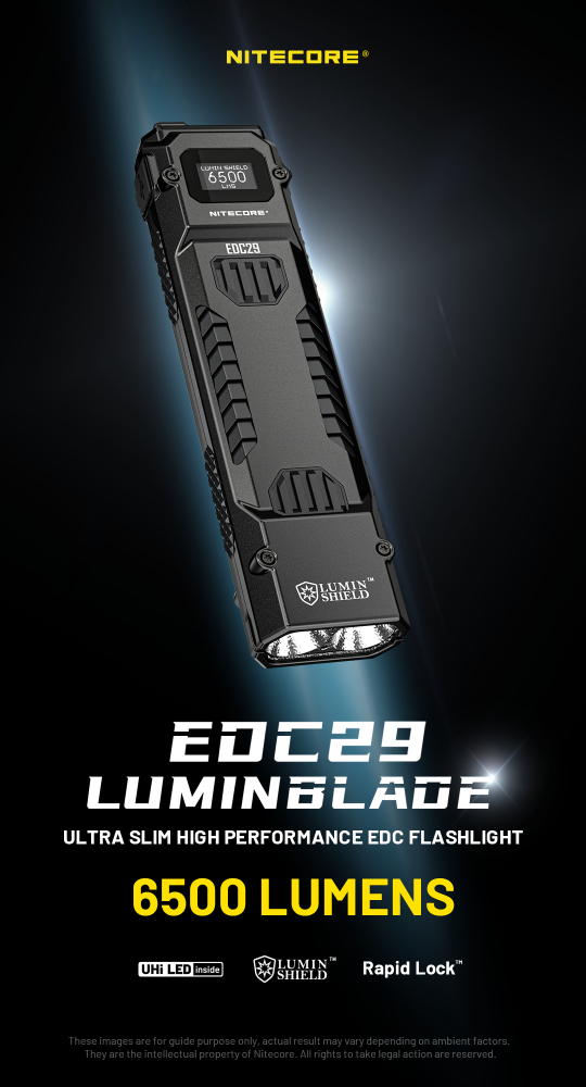 Lanterna Nitecore tactica EDC29 Li-Ion 2500mah [3]