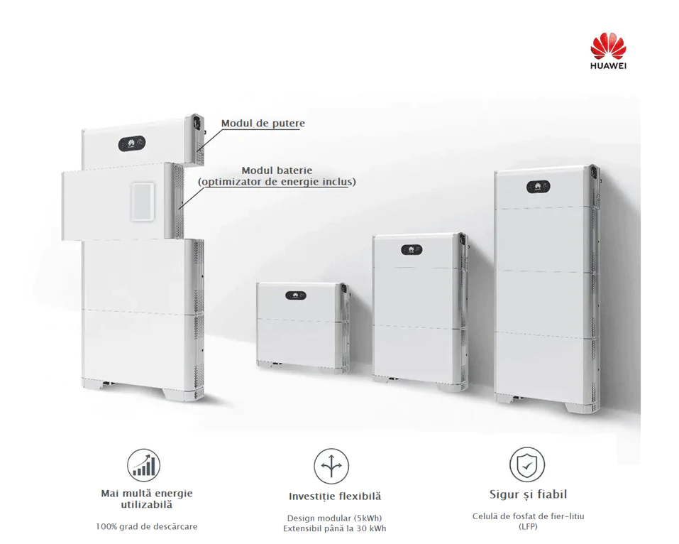 Pachet complet Acumulator Huawei Luna 15kw + BMS + Back-up Box trifazat-big