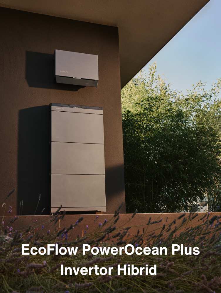 Sistem Fotovoltaic Trifazat Hibrid EcoFlow PowerOcean 25kWp – Invertor 25kW, Baterie 15kWh + Structura pentru Acoperis Tabla/Tigla [3]