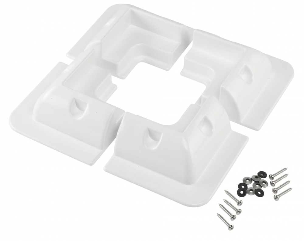 Sistem prindere coltar panouri folovolaice pentru rulota sau alte suprafete PreVent ALB PEP-30-700980-W [2]