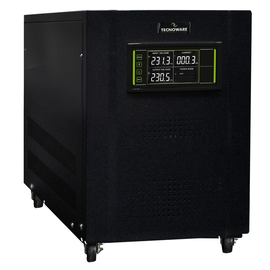 Stabilizator de tensiune Tecnoware Monofazat cu servomotor si microprocesor 18KVA 14.4KW FSTESM18KM [1]