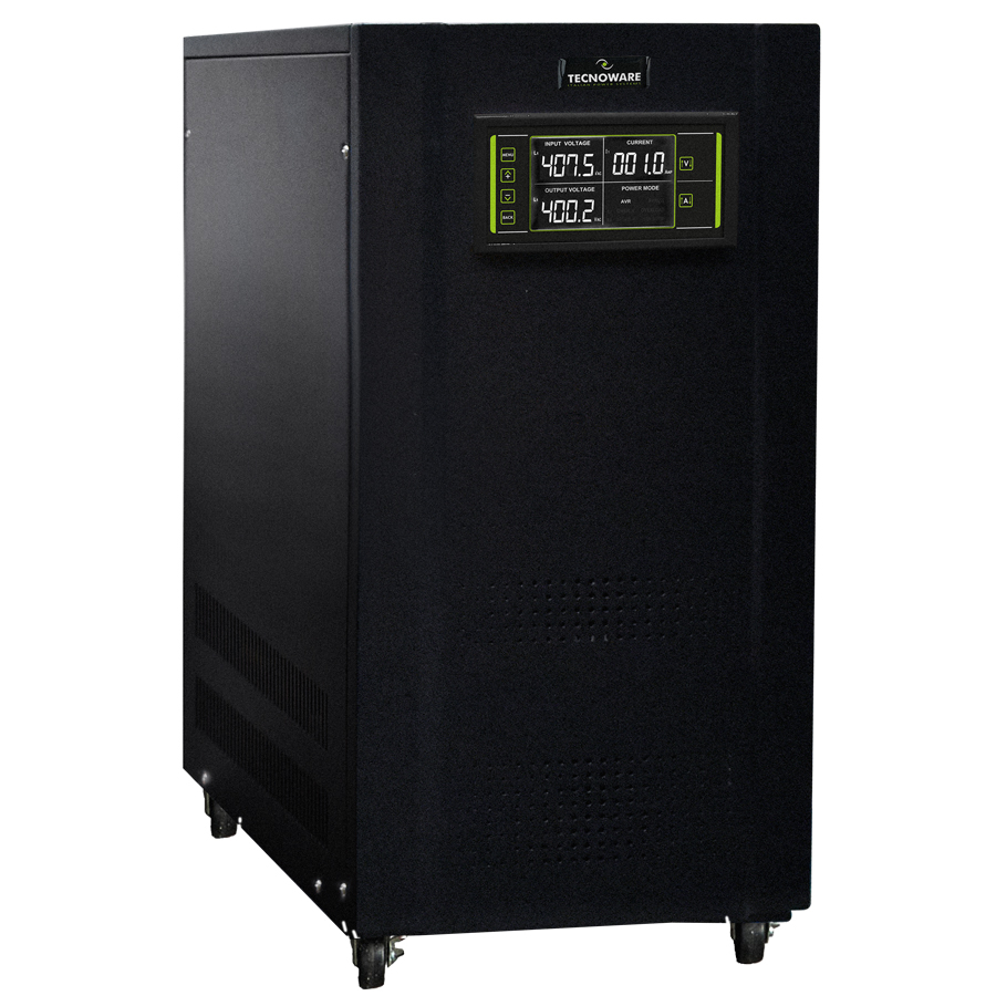 Stabilizator de tensiune Tecnoware Trifazat cu servomotor si microprocesor 50KVA 40KW FSTESM50KT [1]