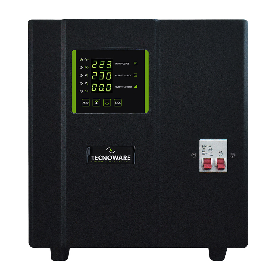Stabilizator de tensiune Tecnoware Monofazat cu servomotor si microprocesor 4.5KVA 3.8KW FSTESM4K5M [2]