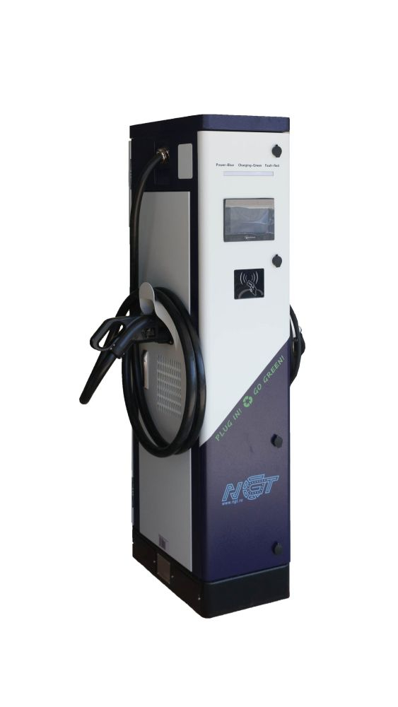 Stație de Încărcare NGT 82KW Slim – AC/DC, CCS2 + Type 2, Ecran 7” Touch, Format Compact [3]