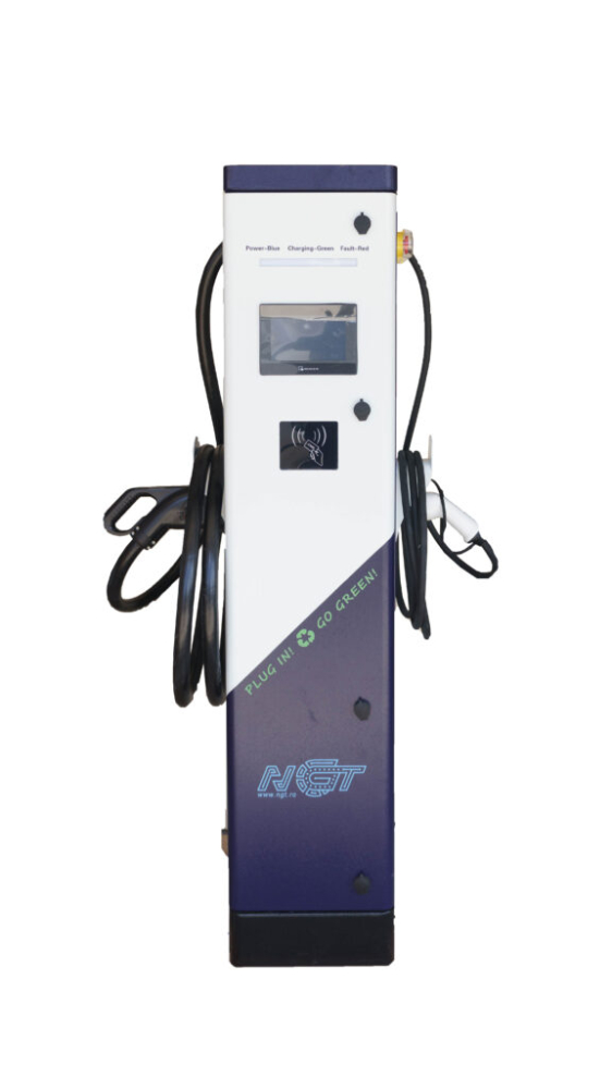 Stație de Încărcare NGT 82KW Slim – AC/DC, CCS2 + Type 2, Ecran 7” Touch, Format Compact [1]
