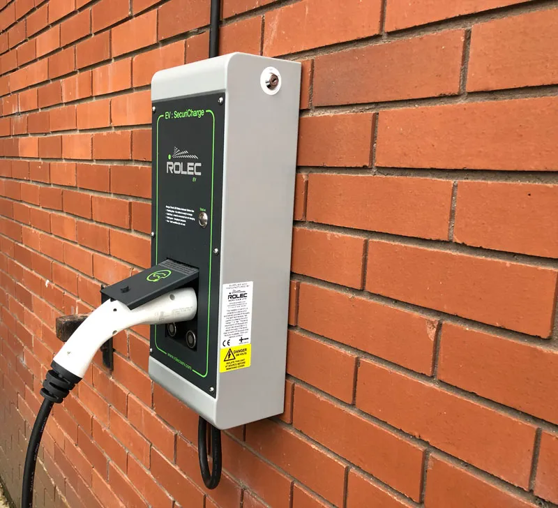 Statie incarcare auto Rolec SECURICHARGE 32A 22kW trifazata 2xpriza Tip 2 [3]