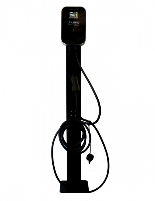Statie incarcare masini electrice - stand, cablu cu mufa Type 2, 7kW-big