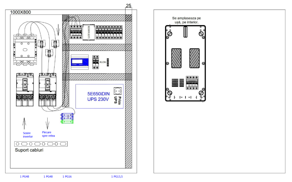Tablou electric echipat trifazat 50 kW 1315.02 TCEF [2]