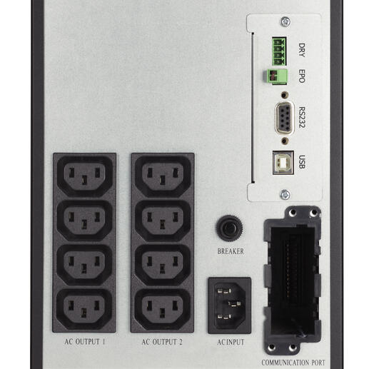 UPS Legrand KEOR SPE, Tower, 750VA/600W, Line Interactive, Pure Sinewave Output, Cold Start Function, Hot-swappable battery, 6 x 10A IEC, 2 pcs x 7Ah/12V, 14kg, USB, RS232, SNMP-big
