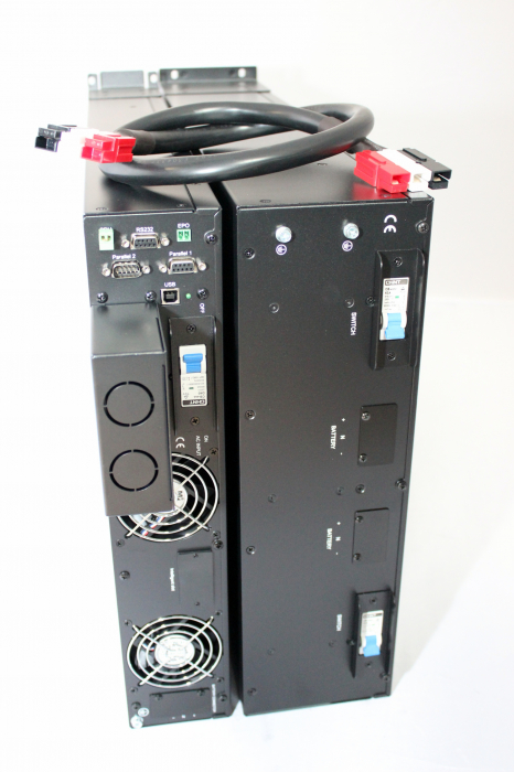 UPS SPS MID RT 6000VA/5400W Online Dubla Conversie MID6000RTI Tower + Cabinet acumulatori [2]