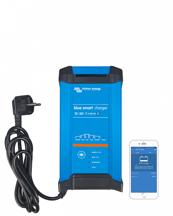 Incarcator solar Victron Energy Blue Smart IP22 24/16(3) 230V CEE [1]