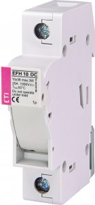 Intrerupatoare si prize - Soclu siguranta fuzibila 10x38 ETI EFH 10 DC 1p