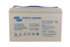Victron Energy 12V/125Ah AGM Super Cycle Batt. (M8)2