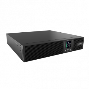 UPS nJoy Aster 1K, 1000VA/900W, LCD Display, online dubla-conversie, 8 IEC C13 cu Protectie, Management, rack 2U1