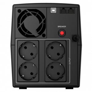 UPS nJoy Keen USB 1000, 1000 VA / 600 W, Management, HID USB port, Auto-restart, AVR, 4 prize Schuko cu protectie2