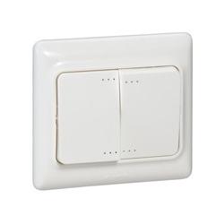Electrice - Intrerupator dublu 10AX alb Legrand Kaptica 782102