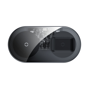 Incarcator Wireless, Pro Edition, 15W, Transparent, Baseus0