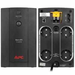 UPS APC Back-UPS 1400VA, 230V, Schuko, Line Interactive, BX1400U-GR1