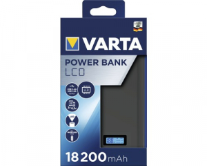 Powerbank Varta LCD Li-Ion 18200mAh antracit 57972 Powerbank Varta LCD Li-Ion 18200mAh antracit 57972