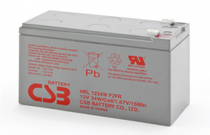 Baterii si acumulatori AGM VRLA de 6-12 V - Acumulator VRLA CSB HRL1234W F2FR 12V 9.0Ah 34W/Cell