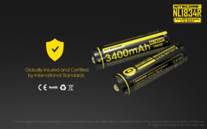 Acumulator 18650 Li-Ion 3400 mah Nitecore NL1834R USB3