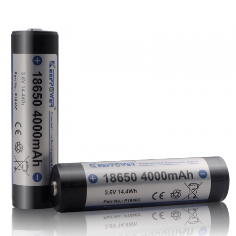 Acumulatori, Baterii si Incarcatoare Uzuale - Acumulator 18650 Li-Ion 4000 mah Keeppower 18650/PCB 8A