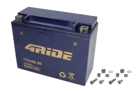 GEL - Acumulator Moto GEL YTX24HL-BS 4RIDE 12V 24Ah 330A