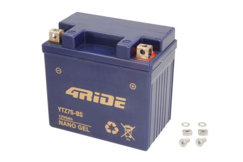 GEL - Acumulator Moto GEL YTZ7S-BS 4RIDE 12V 6Ah 95A