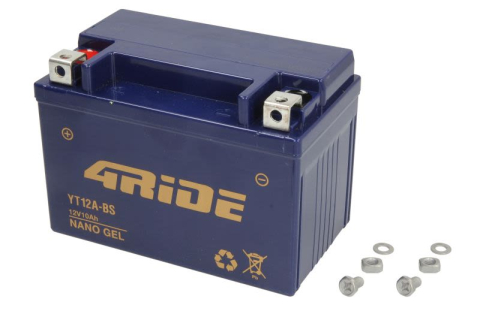 GEL - Acumulator Moto GEL YT12A-BS 4RIDE 12V 10Ah 145A