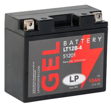 GEL - Acumulator Moto LandPort GEL 12V 10 Ah 125A LT12B-4 echivalent YT12B-BS