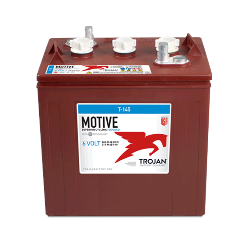 Acumulatori VRLA AGM/GEL / Tractiune / LiFePo4 - Acumulator Tractiune TROJAN T-145 Deep Cycle 6V 260 Ah