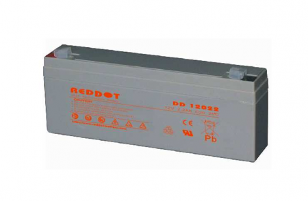 Baterii si acumulatori AGM VRLA de 6-12 V - Acumulator VRLA AGM Reddot 12V 2.2Ah DD12-2.2